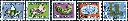 1960, Mineralien und Versteinerungen, Symbole