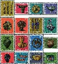 1972-1975, Pro Patria Komplett-Kollektion