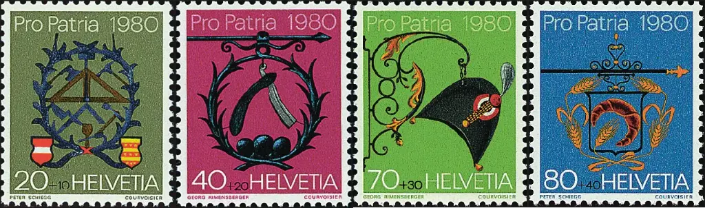1980, Handwerkschilder