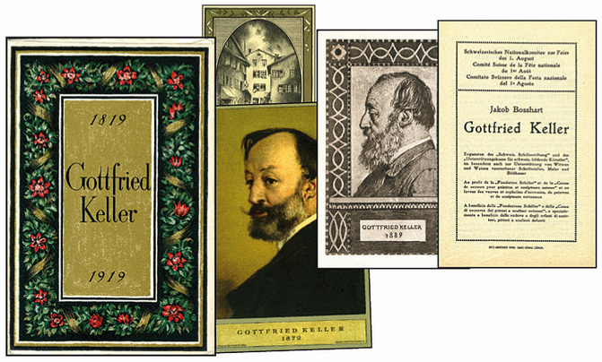 1919-1920, Offizielle Bundesfeierpostkarten