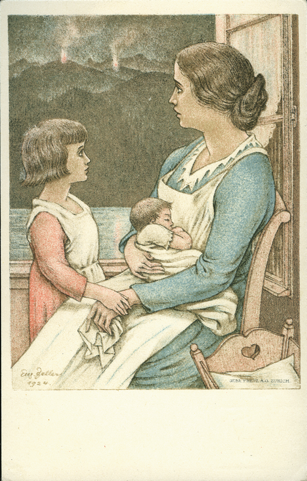 10 Rp. Mutter mit Kindern