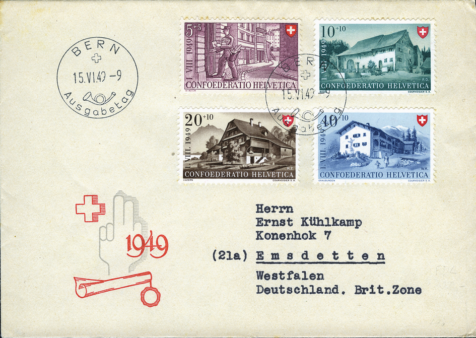 1949, Arbeit und Schweizer Haus IV
