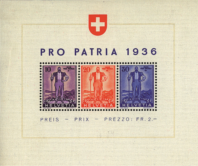 1936, Pro Patria (Eidgenössische Wehranleihe)