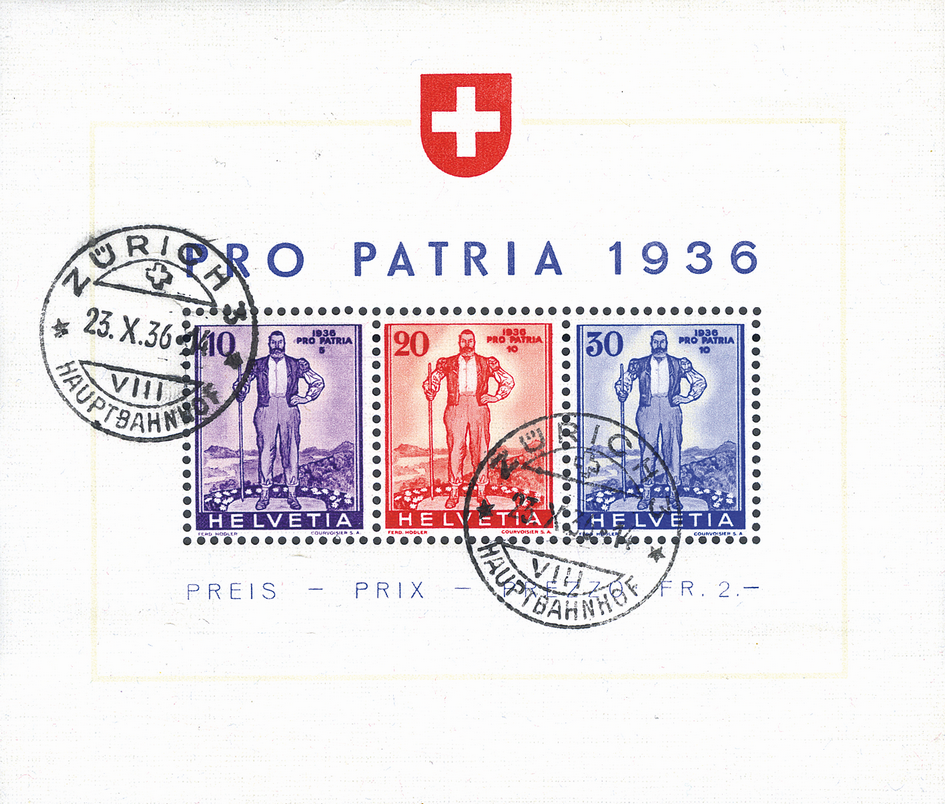 1936, Pro Patria (Eidgenössische Wehranleihe)