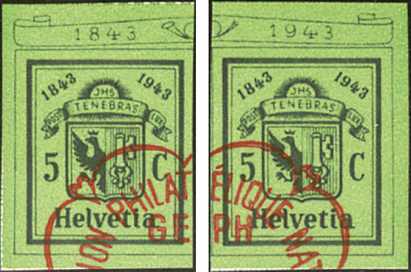 1943, Nationale Briefmarkenausstellung in Genf (GEPH)