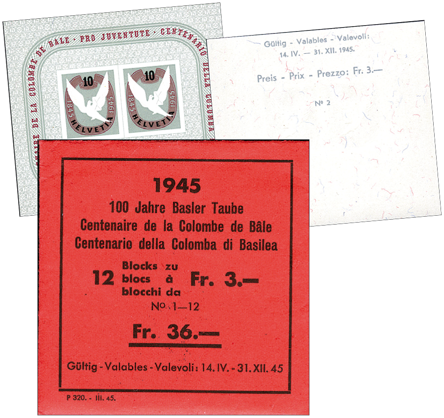 1945, 100 Jahre Basler Taube