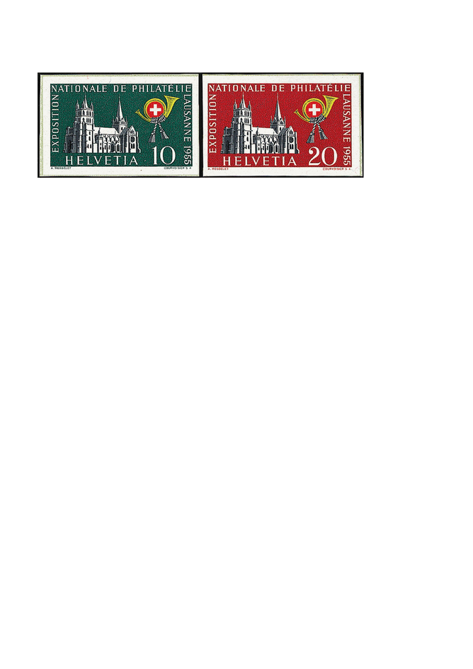 1955, Nationale Briefmarkenausstellung in Lausanne