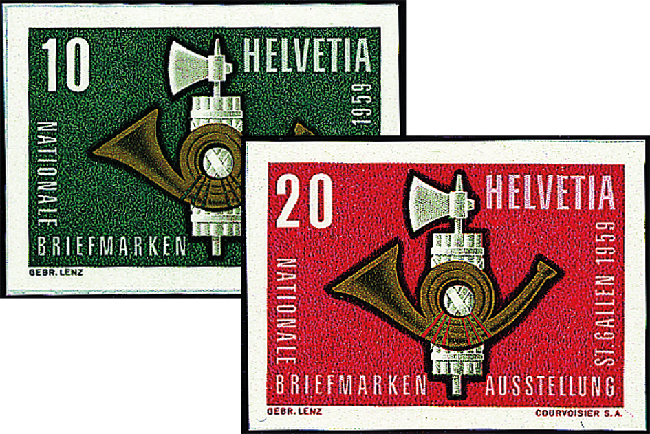 1959, Nationale Briefmarkenausstellung in St. Gallen (NABAG)