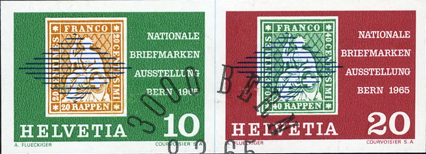 1965, Nationale Briefmarkenausstellung in Bern (NABRA)