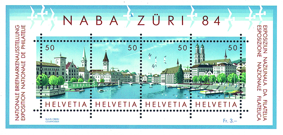 1984, Nationale Briefmarkenausstellung in Zürich (NABA Züri 84)