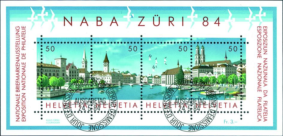 1984, Nationale Briefmarkenausstellung in Zürich (NABA Züri 84)