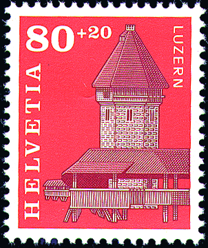 1993, Zugunsten der Kapellbrücke in Luzern