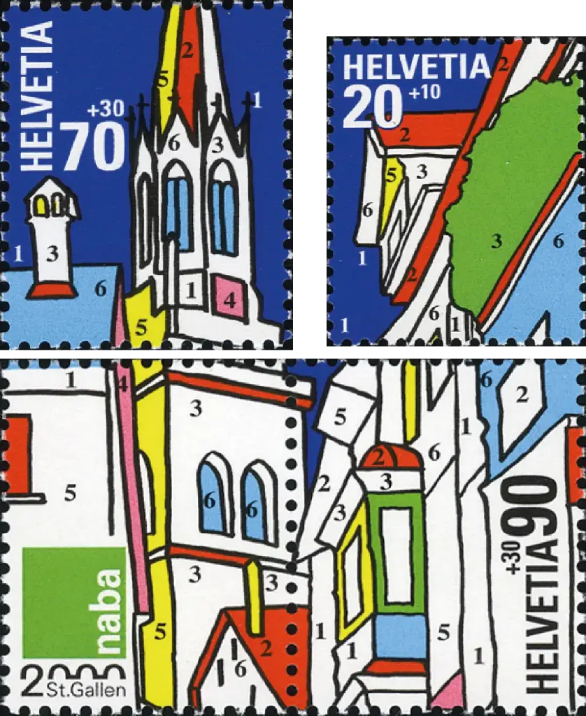 1999, Nationale Briefmarkenausstellung St.Gallen (NABA 2000) I