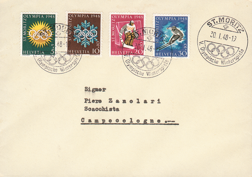 1948, die Olympischen Winterspiele in St. Moritz