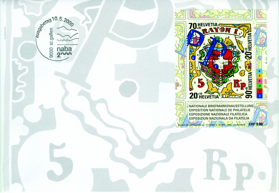 2000, Nationale Briefmarkenausstellung St.Gallen (NABA 2000) II