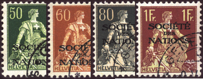 1935-1944, Helvetia mit Schwert