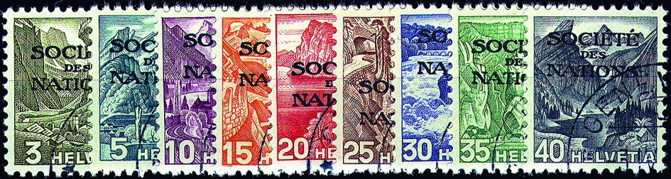 1936, Landschaftsbilder in Stichtiefdruck