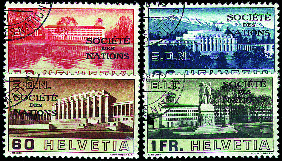 1938, Bilder der Völkerbunds- und Arbeitsamtgebäude