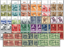 1944, SDN (D III) Völkerbund in Genf Komplett-Kollektion