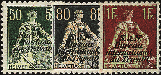 1935-1944, Helvetia mit Schwert