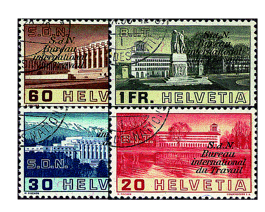 1938, Bilder der Völkerbunds- und Arbeitsamtgebäude