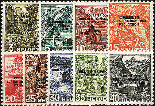 1944, Landschaftsbilder in Stichtiefdruck
