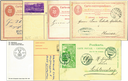 1875-1985, Kollektion von 21 Ganzsachen