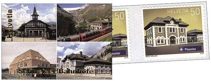 2018, Schweizer Bahnhöfe, Fleurier NE