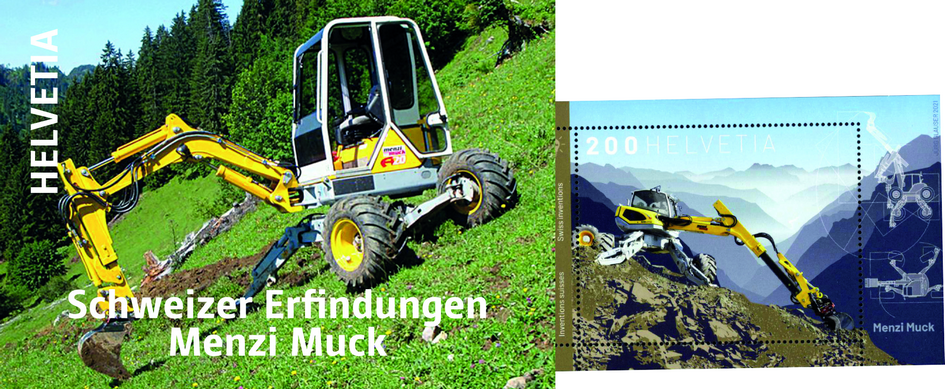 2021, Schweizer Erfindungen - Menzi Muck