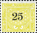1919, Zähnung: sägeartig darüber Linienzähnung 11 3-4