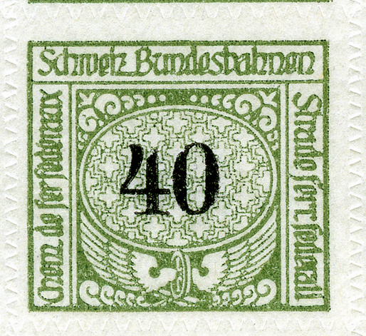 1915, Dünne schwarze Wertziffern