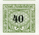 1915, Dünne schwarze Wertziffern