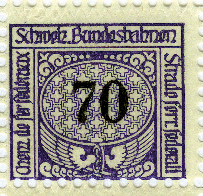 1915, Dünne schwarze Wertziffern