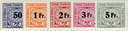 1913-1957, Eisenbahn-Marken