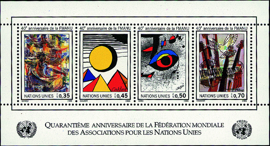 1986, 40 Jahre Weltverband der Gesellschaften für die UNO (WFUNA)
