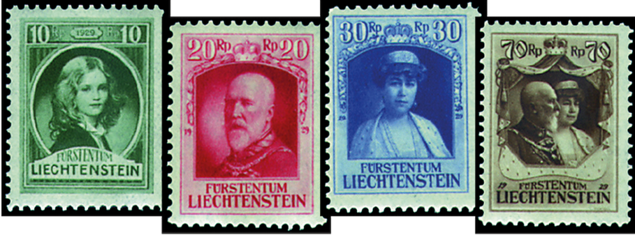 1929, Huldigungsausgaben für Fürst Franz I.
