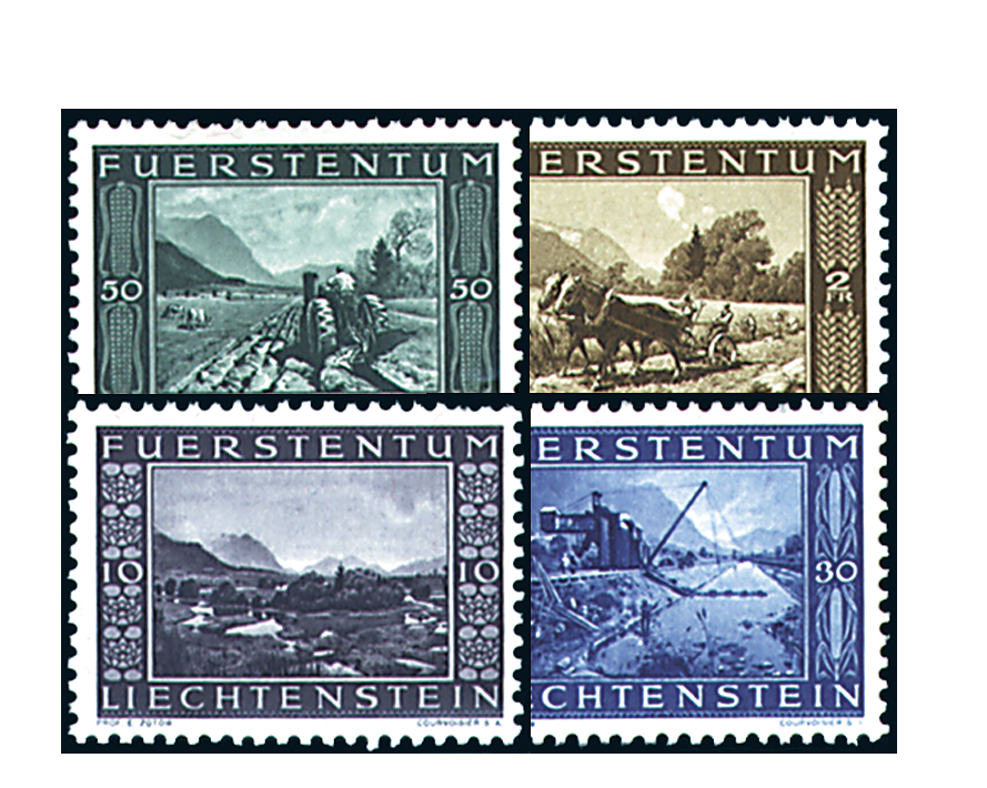 1943, Gedenkmarken zur Beendigung des Kanalbaues