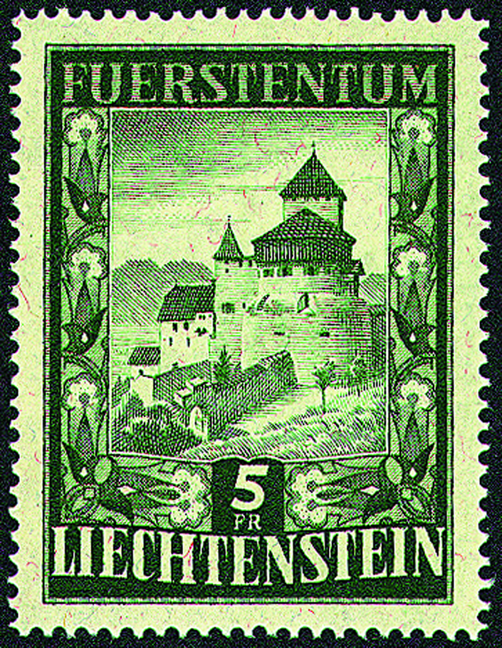 5 Fr. grün-bräunlich