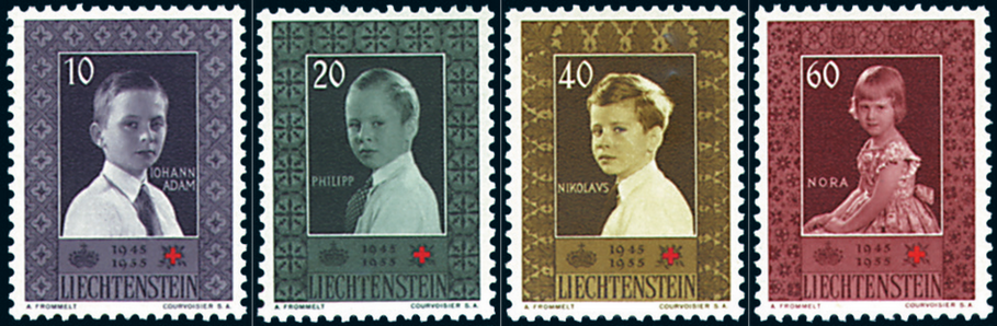 1955, 10 Jahre Liechtensteinisches Rotes Kreuz