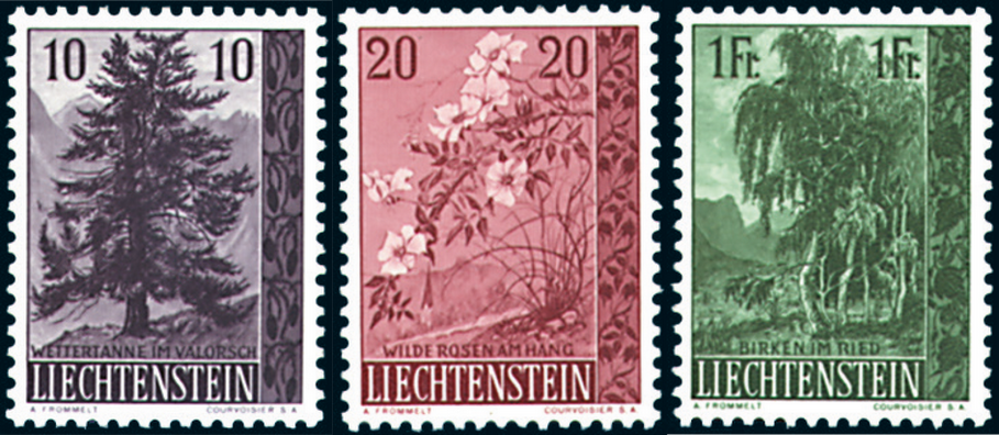 1957, Heimatliche Bäume und Sträucher I