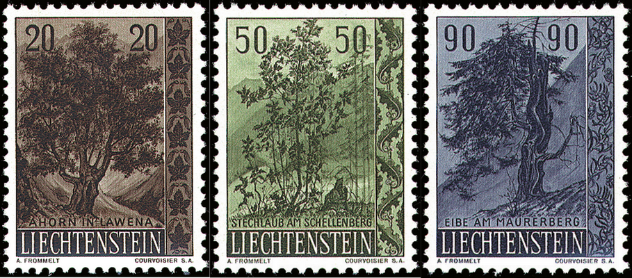 1958, Heimatliche Bäume und Sträucher II