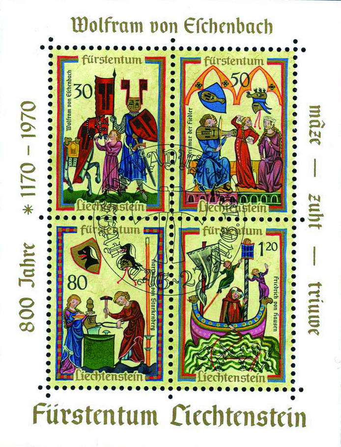 1970, 800. Geburtstag von Wolfram von Eschenbach