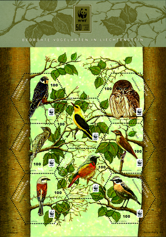 2011, Bedrohte Vogelarten in Liechtenstein-WWF