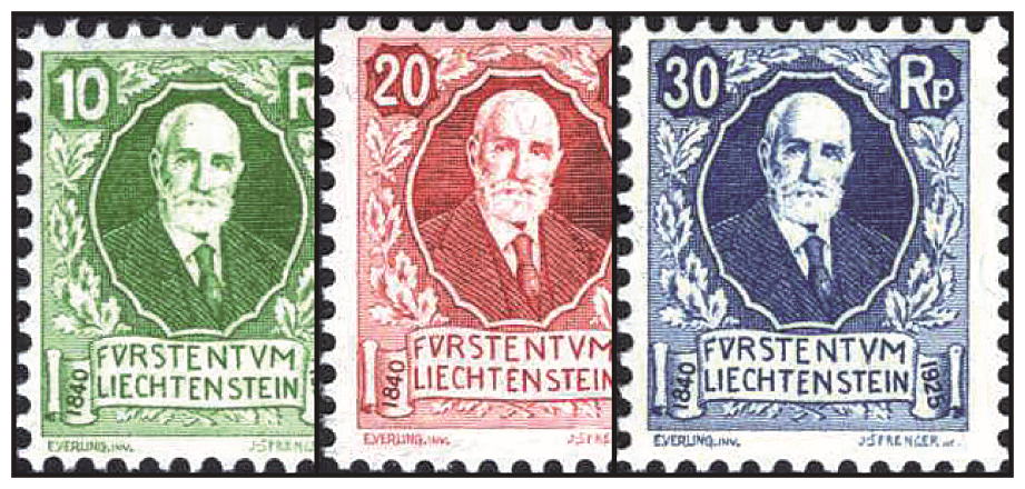1925, 85. Geburtstag des Fürsten Johann II.