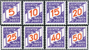 1928, Ziffermuster auf schrägem Band