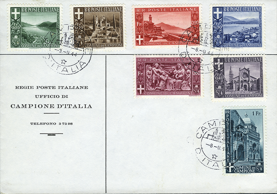 1944, Landschaften und Kunstwerke