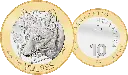 2021, 10 Fr. Gedenkmünzen "Fuchs"