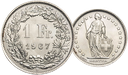 1967, 1 Fr. Silber