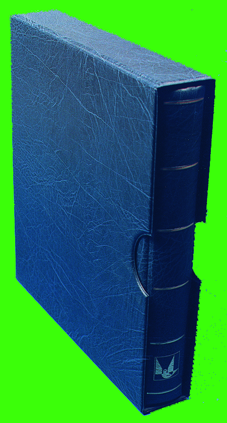 Müller-Binder mit Schutzkassette blau