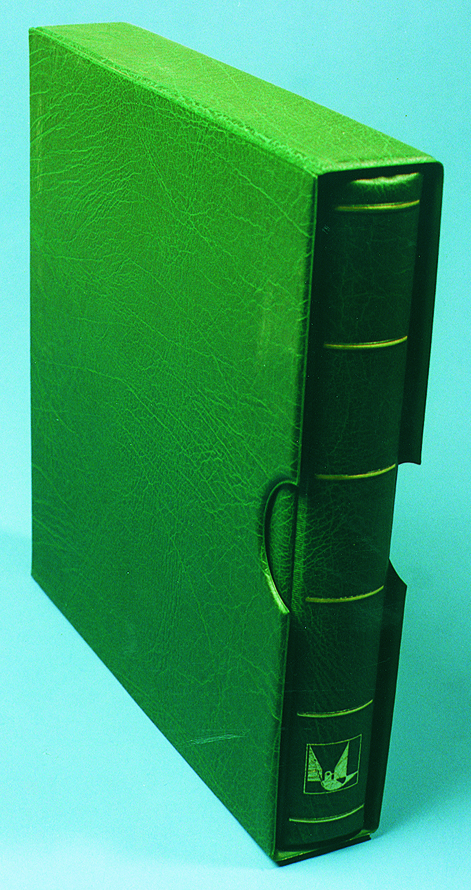 Müller-Binder mit Schutzkassette grün